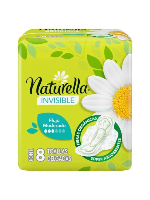 NATURELLA INVISIBLE CON ALAS 8 PZ