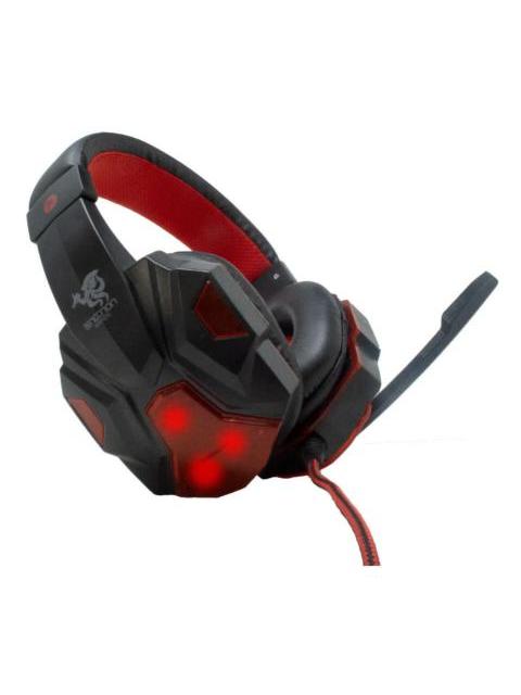 NECNON KIT GAMER DE TECLADO MOUSE MOUSEPAD Y AUDIFONOS KRAKEN ALAMBRICO USB ROJO (ESPANOL)