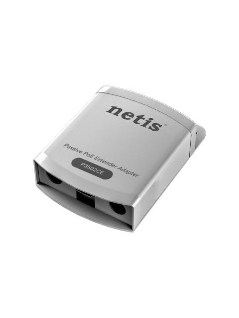 NETIS ACCESS POINT P3502CE EXTENSOR POE 2 PUERTOS 100MBPS Y 1 PUERTO UPLINK 100MBPS PASIVO IP66 A PRUEBA DE AGUA PARA EXTERIORES