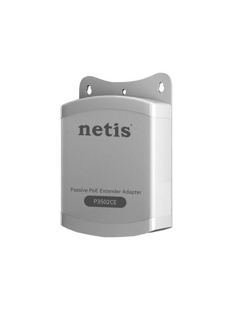 NETIS ACCESS POINT P3502CE EXTENSOR POE 2 PUERTOS 100MBPS Y 1 PUERTO UPLINK 100MBPS PASIVO IP66 A PRUEBA DE AGUA PARA EXTERIORES