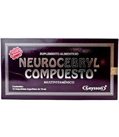 NEUROCEREBRYL COMPUESTO AMP 10X10 ML GEYSSON