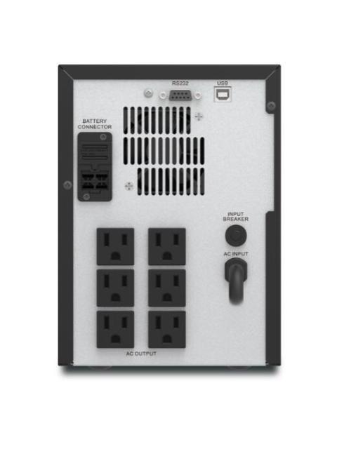 NO BREAK APC EASY UPS SMV1000A LINEA INTERACTIVA 700W 1000VA ENTRADA 78V SALIDA 150V 6 CONTACTOS