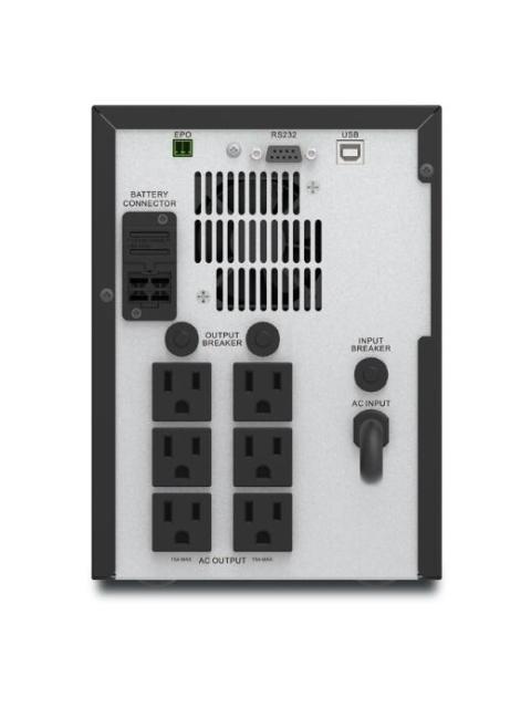 NO BREAK APC SMV1500A LINEA INTERACTIVA 1050W 1500VA ENTRADA 78V - 150V SALIDA 120V 6 CONTACTOS