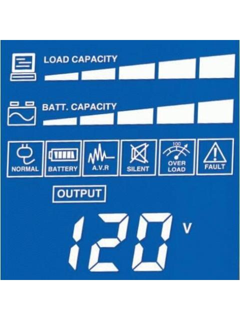 NO BREAK CYBERPOWER CP850AVRLCD 510W 850VA 9 CONTACTOS