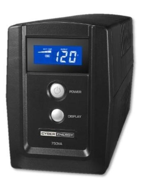 NO BREAK CYBERPOWER OM750ATLCD LINEA INTERACTIVA 420W 750VA ENTRADA 82-148V 6 CONTACTOS