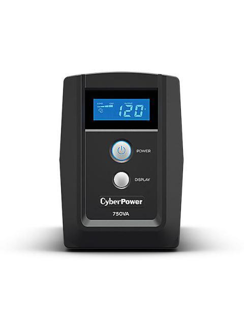 NO BREAK CYBERPOWER OM750ATLCD LINEA INTERACTIVA 420W 750VA ENTRADA 82-148V 6 CONTACTOS