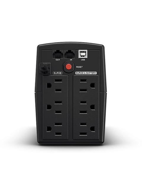 NO BREAK CYBERPOWER OM750ATLCD LINEA INTERACTIVA 420W 750VA ENTRADA 82-148V 6 CONTACTOS