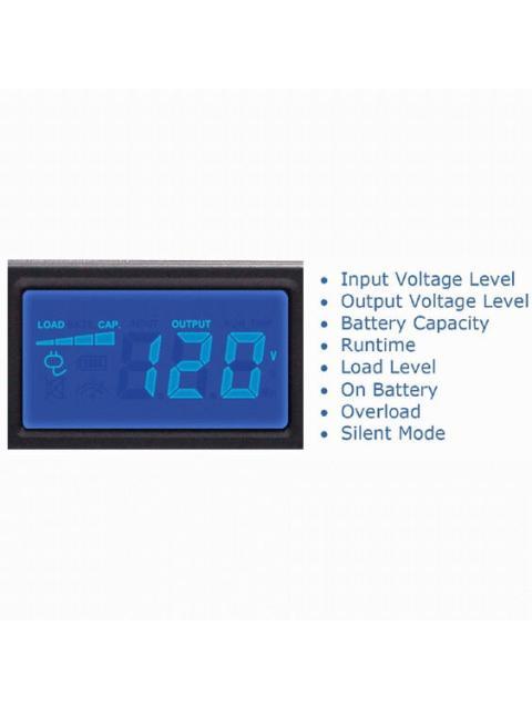 NO BREAK CYBERPOWER OR1000LCDRM1U SMART APP INTELLIGEN 600W 1000VA 6 CONTACTOS