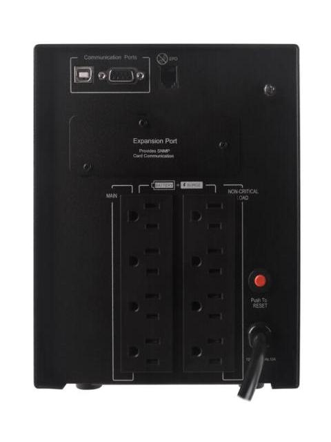 NO BREAK CYBERPOWER PR1500LCD 1050W 1500VA ENTRADA 75-154V 8 CONTACTOS