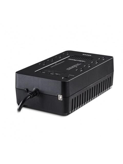 NO BREAK CYBERPOWER SX650U LINEA EN ESPERA 360W 650VA ENTRADA 90V - 120V SALIDA 114V - 126V 8 SALIDAS CONTACTOS
