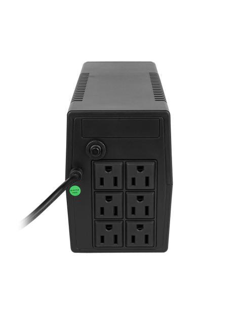 NO BREAK VORAGO UPS-400 LINEA INTERACTIVA 600W 1000VA ENTRADA 110-120V SALIDA 110-120V 6 CONTACTOS