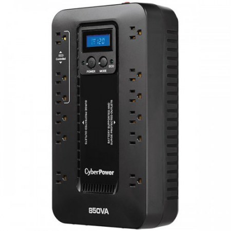 NO BREAK CYBERPOWER ECOLOGIC UPS EC850LCD 510W 850VA ENTRADA 96-140V