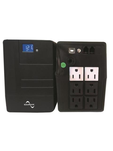 NOBREAK DATASHIELD KS625 PRO 625 VA 375 W NEGRO