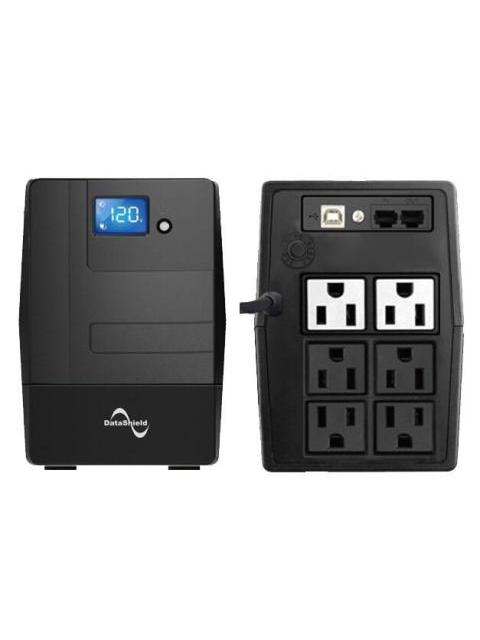 NOBREAK DATASHIELD KS625 PRO 625 VA 375 W NEGRO