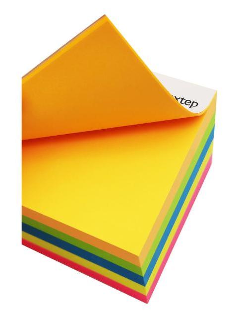 NOTA ADHESIVA NEXTEP NE056 2X2 COLOR NEON CON 5 BLOQUES DE 100 HOJAS CADA UNO