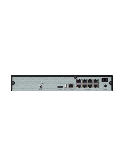 NVR DE 8 CANALES POE SOPORTA CAMARAS IP DE HASTA 5 MP HDD 6 TB HDMI ANALITICOS BASICOS
