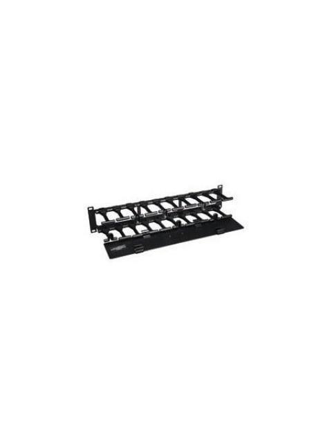 TRIPP LITE ORGANIZADOR DE CABLES HORIZONTAL PARA RACK 19 2U NEGRO