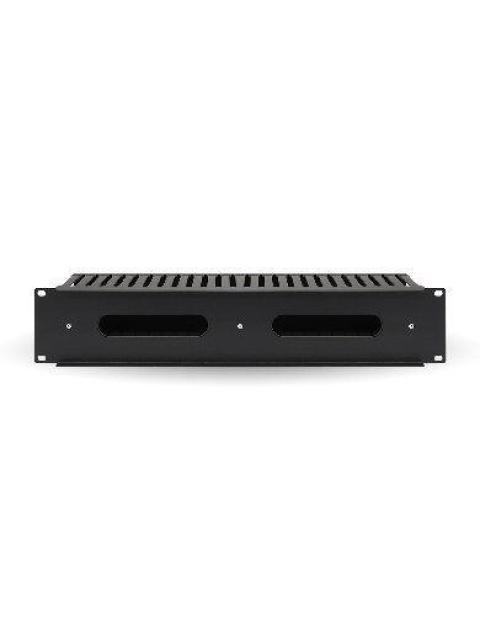 ORGANIZADOR METALICO HORIZONTAL BROBOTIX NEGRO 2U ACERO 830878