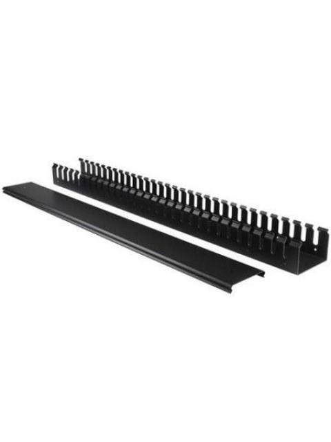 STARTECH  ORGANIZADOR VERTICAL DE CABLES CON LENGÜETAS PARA RACK 91CM