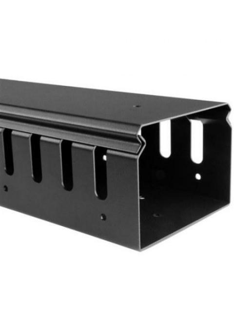 STARTECH  ORGANIZADOR VERTICAL DE CABLES CON LENGÜETAS PARA RACK 91CM