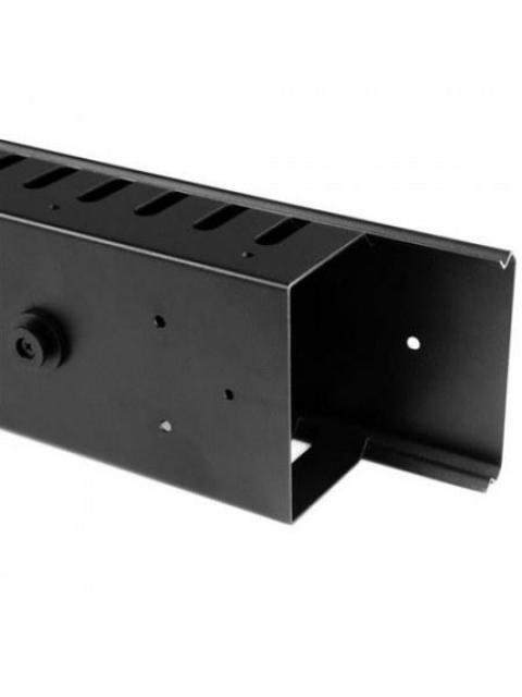 STARTECH  ORGANIZADOR VERTICAL DE CABLES CON LENGÜETAS PARA RACK 91CM