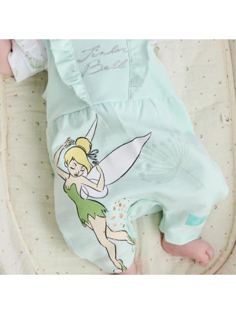 OVEROL ESTAMPADO APLICACIONES AZUL MENTA DISNEY BABY