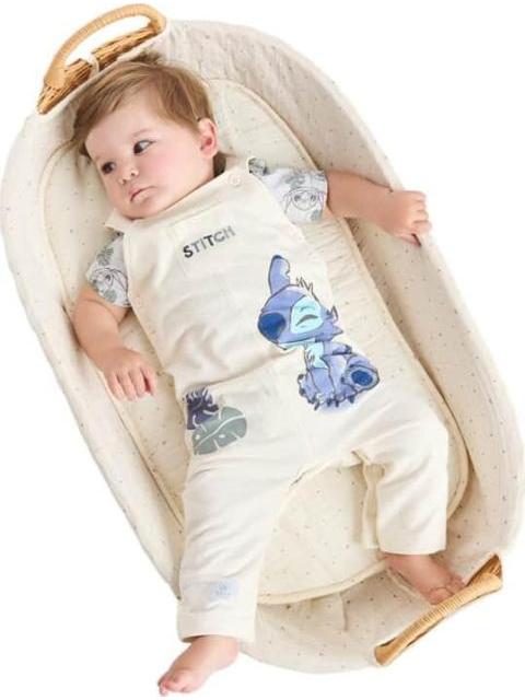 OVEROL ESTAMPADO APLICACIONES BEIGE DISNEY BABY