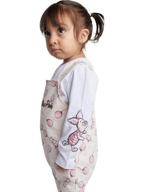 OVEROL WINNIE THE POOH PALO DE ROSA WINNIE THE POOH