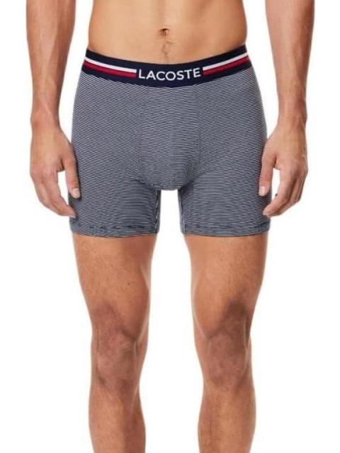 PACK 3 BOXERS ALGODON AZUL LACOSTE