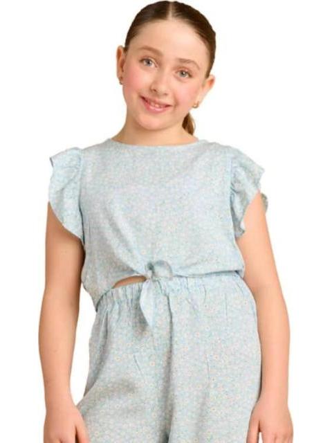 PALAZZO ESTAMPADO AZUL HOLLY LAND KIDS
