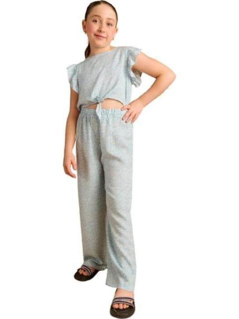 PALAZZO ESTAMPADO AZUL HOLLY LAND KIDS