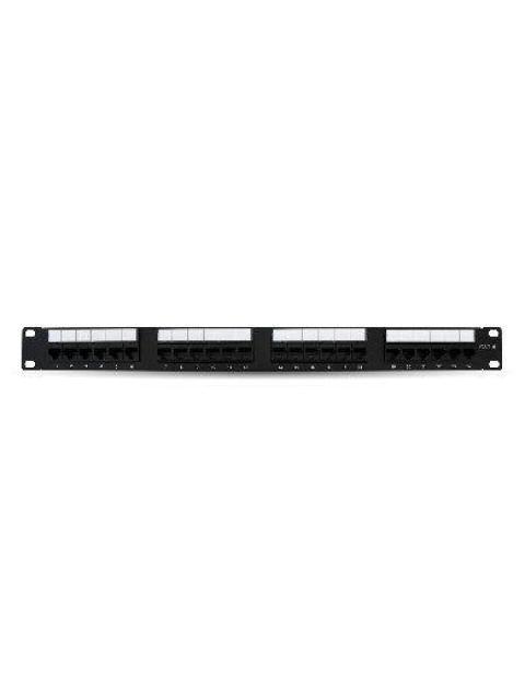 PANEL DE PARCHEO BROBOTIX 24 PUERTOS CAT6 NEGRO 497608