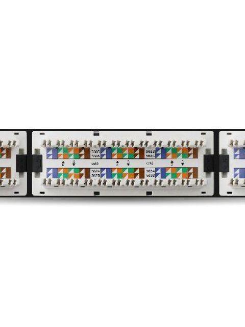 PANEL DE PARCHEO BROBOTIX 24 PUERTOS CAT6 NEGRO 497608