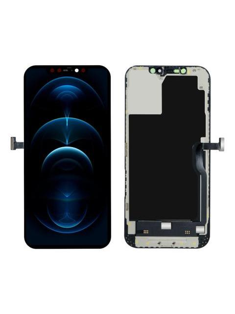 PANTALLA PARA IPHONE 12 PRO MAX A2342 A2410 A2411 A2412 AMOLED COMPLETA COLOR NEGRO