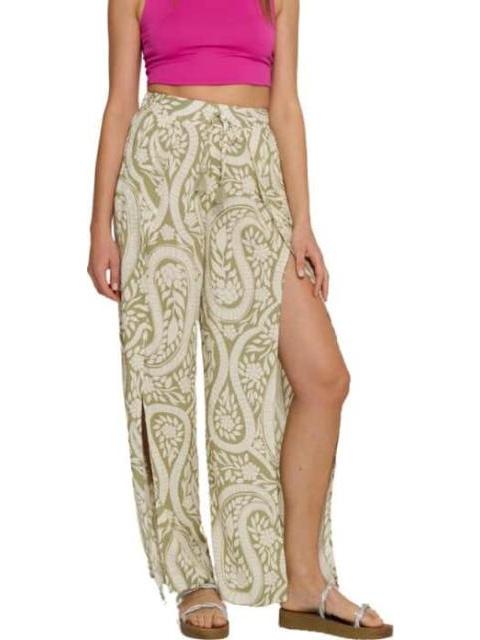 PANTALON ABIERTO ESTAMPADO VERDE PRIMARK
