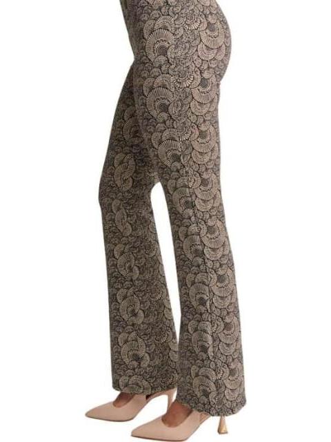PANTALON ANCHO ESTAMPADO BLANCO/NEGRO HOLLY LAND