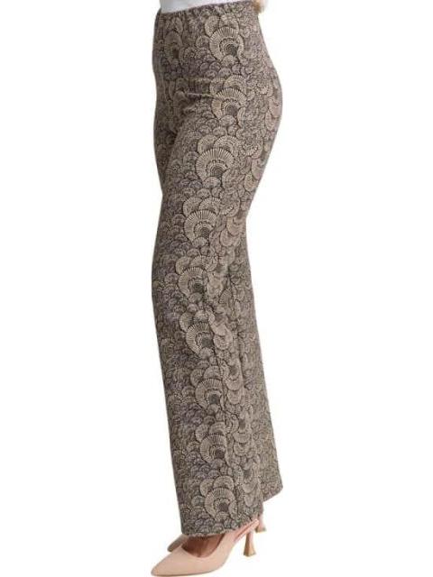 PANTALON ANCHO ESTAMPADO BLANCO/NEGRO HOLLY LAND