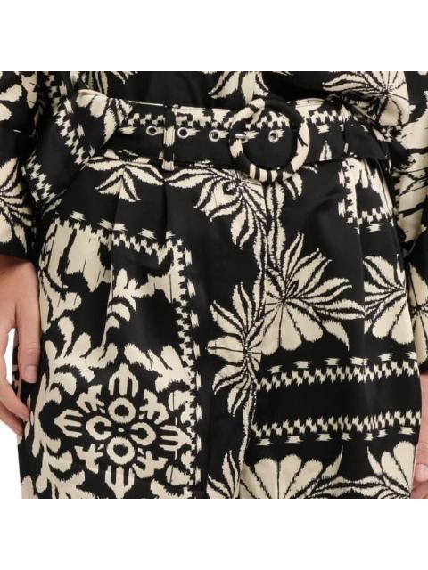 PANTALON ANCHO ESTAMPADO NEGRO HOLLY LAND