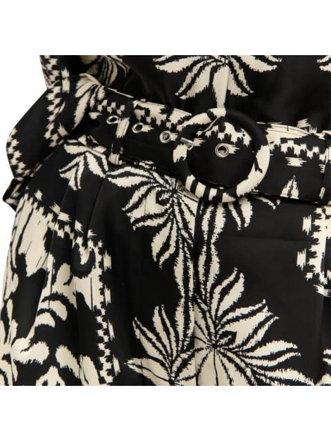 PANTALON ANCHO ESTAMPADO NEGRO HOLLY LAND