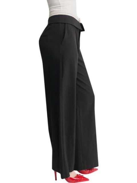 PANTALON ANCHO NEGRO THALIA SODI