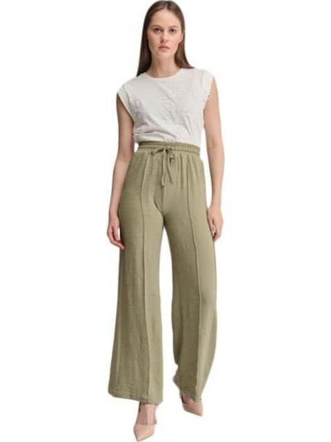 PANTALON ANCHO VERDE OLIVO HOLLY LAND