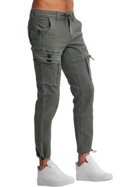 PANTALON CARGO GRIS ARRIBA DE LA MONTANA