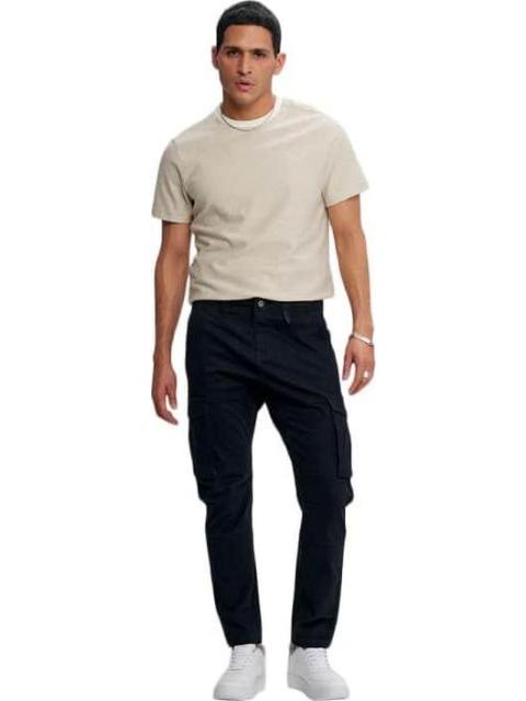 PANTALON CARGO NEGRO ARRIBA DE LA MONTANA