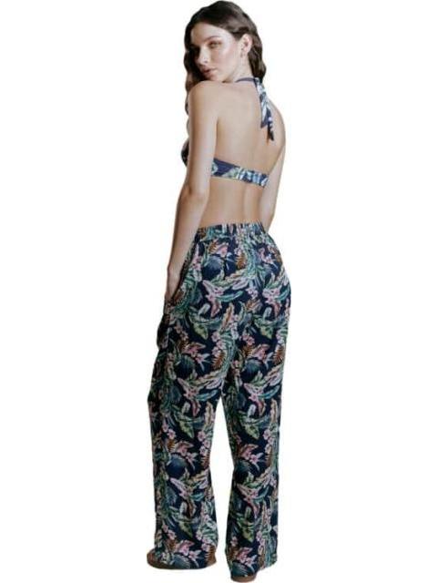 PANTALON PIERNA ANCHA AZUL MARINO PRIMARK