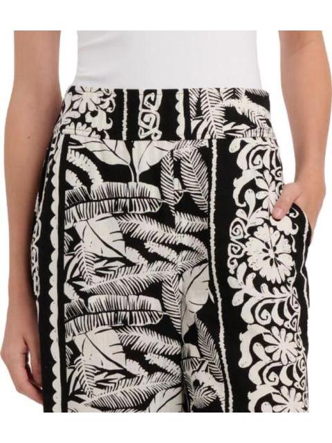 PANTALON CINTURA ALTA BLANCO/NEGRO HOLLY LAND