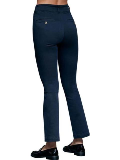 PANTALON CINTURA REGULAR AZUL MARINO HOLLY LAND