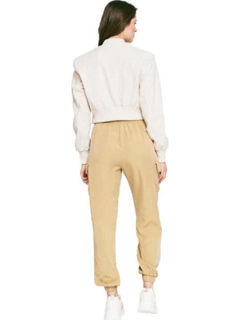 PANTALON CINTURA REGULAR CAMEL HOLLY LAND