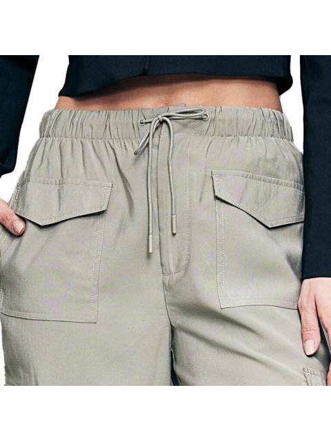 PANTALON CINTURA REGULAR VERDE OLIVO HOLLY LAND