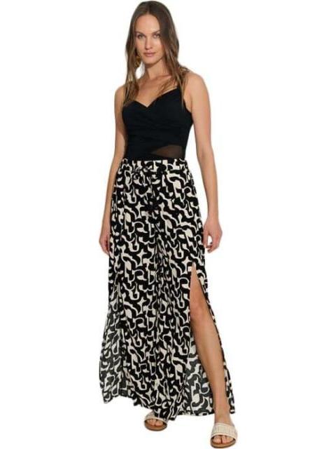 PANTALON CON ABERTURA NEGRO PRIMARK