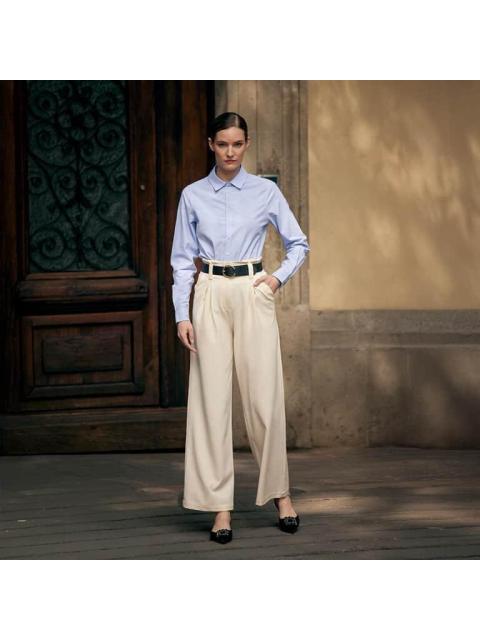 PANTALON CON CINTURON MARFIL HOLLY LAND